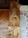 We thought the swastika, a very ancient symbol denoting divine energy, was strange. They called it the Marquesan cross.