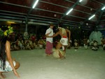 Somehow, this dancer know HT could shake her booty and dragged her up in front of everyone. 