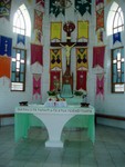 inside church