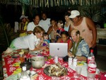 Doug had scanned pictures of Teipiri from his journey here 15 years ago. Techno trip.