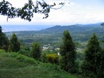 View of Apia from Robert Louis Stevenson's grave